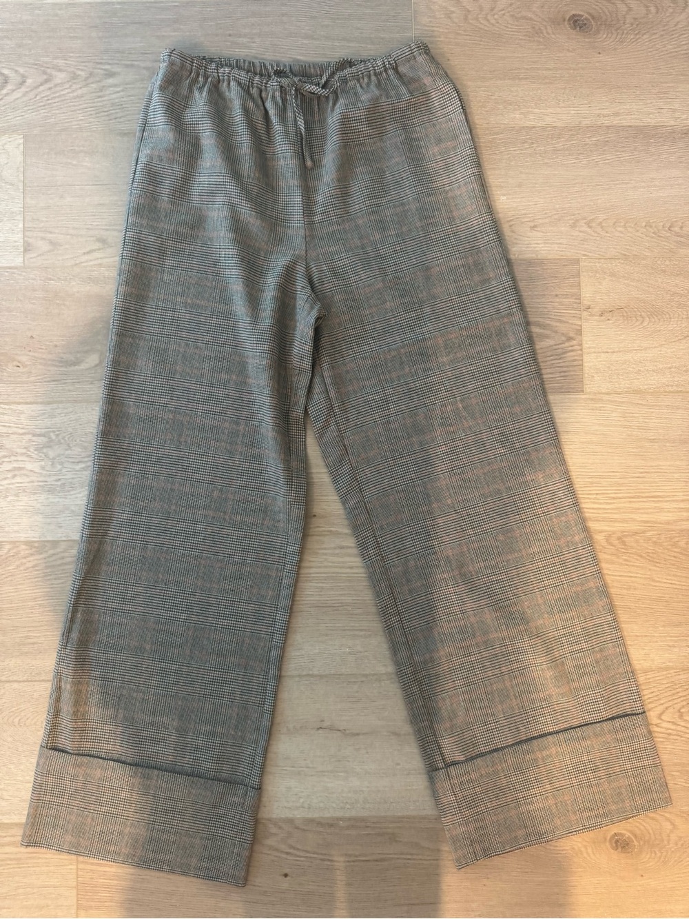 NWT: Steve Madden Plaid Drawstring Trousers